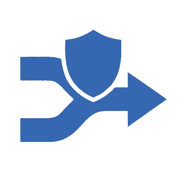 Representación de convergencia IT/OT segura de ASDT Tech, integrando redes operativas e informáticas bajo protocolos de ciberprotección.