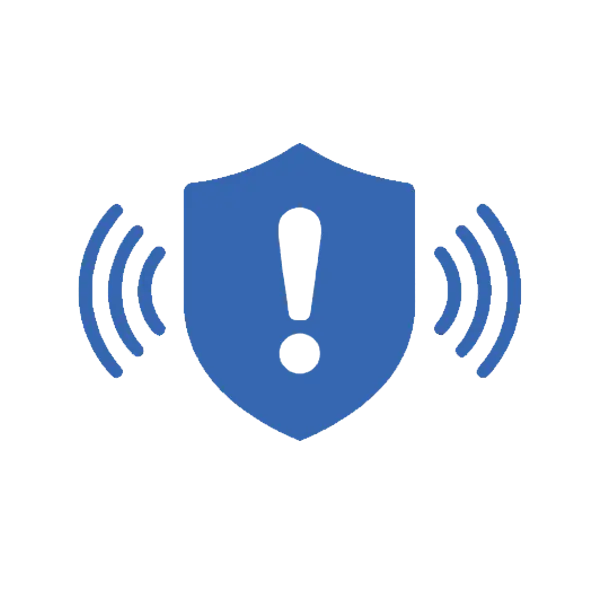 Símbolo de gestión de crisis y emergencias tecnológicas de ASDT Tech para protocolos de seguridad digital y respuesta inmediata.